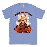 Colony Blue Pumpkin spice every thing Classic Tee - NancyCooperArtShop