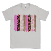 Moon Dust pink glitter leopard brushstroke background Classic Tee - RanaPortraitStore