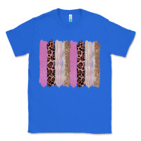 True Royal pink glitter leopard brushstroke background Classic Tee - RanaPortraitStore