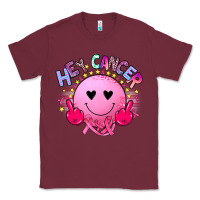 Burgundy hey cancer Classic Tee - JahusDesignShop
