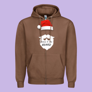 Believe In The Beard Zipper Hoodie Designed By Bettercallsaul