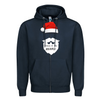 Navy Believe In The Beard Zipper Hoodie - Bettercallsaul
