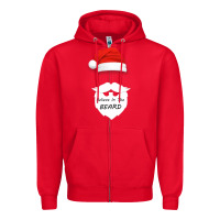 Red Believe In The Beard Zipper Hoodie - Bettercallsaul