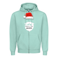 Seafoam Believe In The Beard Zipper Hoodie - Bettercallsaul