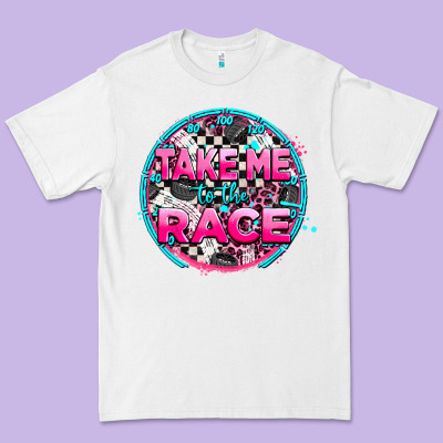 Take Me To The Race Premium Tee Designed By Adodesignshop