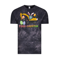 Cloud Black eggs cavator easter Vintage Tee - MaliasSmallBusiness