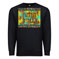 Black faith over fear Premium Sweatshirt - CowGirlArtShop
