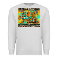 Dove Grey faith over fear Premium Sweatshirt - CowGirlArtShop
