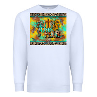 White faith over fear Premium Sweatshirt - CowGirlArtShop