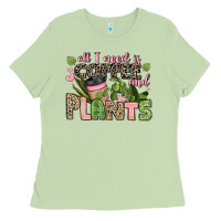 Matcha all i need is coffee and plants Ladies Tee - JahusDesignShop