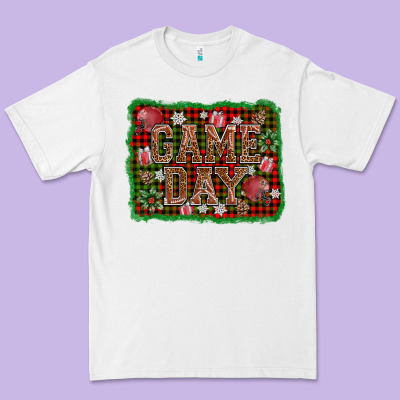 Game Day Christmas Premium Tee Designed By Adodesignshop