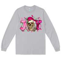 Moon Dust Pink Christmas Joy skeleton Long Sleeve Tee - NancyCooperArtShop