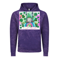 Cloud Purple st patrick's gnome Vintage Hoodie - MaliasSmallBusiness