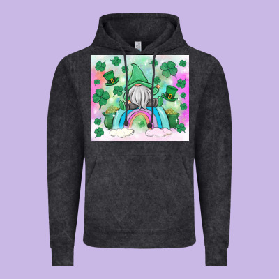 St Patrick's Gnome Vintage Hoodie Designed By Maliassmallbusiness