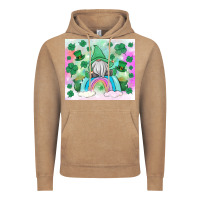 Vintage Coffee st patrick's gnome Vintage Hoodie - MaliasSmallBusiness
