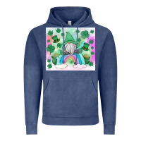 Vintage Denim st patrick's gnome Vintage Hoodie - MaliasSmallBusiness