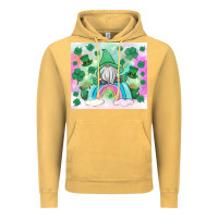 Vintage Mustard st patrick's gnome Vintage Hoodie - MaliasSmallBusiness
