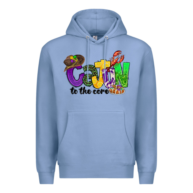 Cajun To The Core Mardi Gras Premium Hoodie by CowGirlArtShop | Teevron