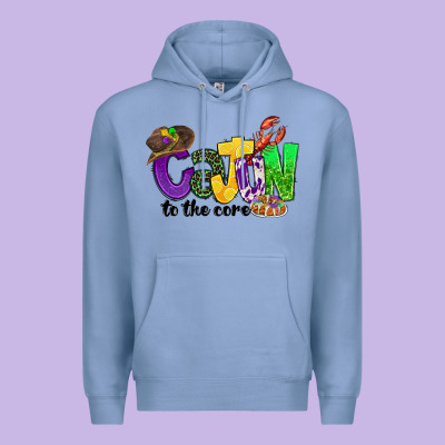 Cajun To The Core Mardi Gras Premium Hoodie Designed By Cowgirlartshop