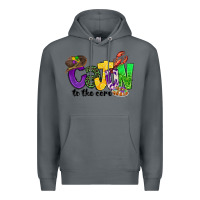 Rock cajun to the core mardi gras Premium Hoodie - CowGirlArtShop
