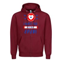 Burgundy I Have The Best Mom Ever Zipper Hoodie - Bettercallsaul