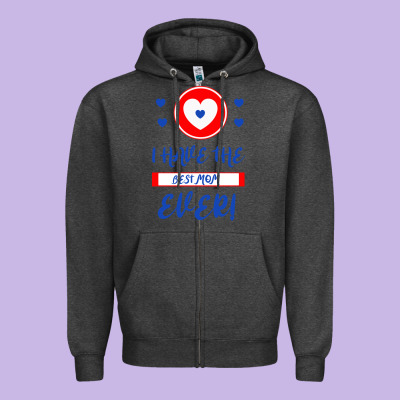 I Have The Best Mom Ever Zipper Hoodie Designed By Bettercallsaul