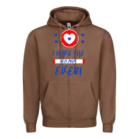 Chestnut I Have The Best Mom Ever Zipper Hoodie - Bettercallsaul