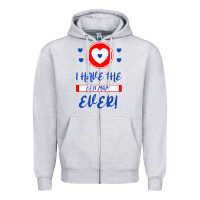 Heather Grey I Have The Best Mom Ever Zipper Hoodie - Bettercallsaul