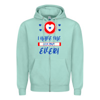 Seafoam I Have The Best Mom Ever Zipper Hoodie - Bettercallsaul