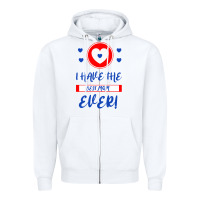 White I Have The Best Mom Ever Zipper Hoodie - Bettercallsaul