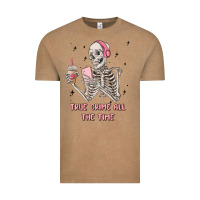 Vintage Coffee true crime all the time Vintage Tee - MaliasSmallBusiness
