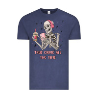 Vintage Denim true crime all the time Vintage Tee - MaliasSmallBusiness