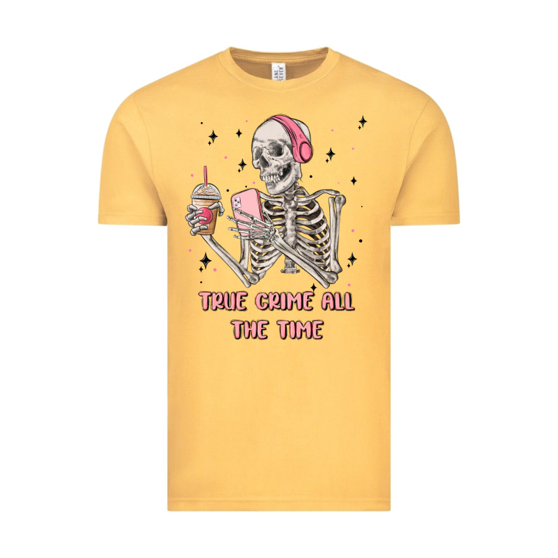 True Crime All The Time Vintage Tee by MaliasSmallBusiness | Teevron