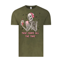Vintage Olive true crime all the time Vintage Tee - MaliasSmallBusiness