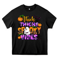 Black thick thighs spooky vibes Heavy Core Tee - AdoDesignShop
