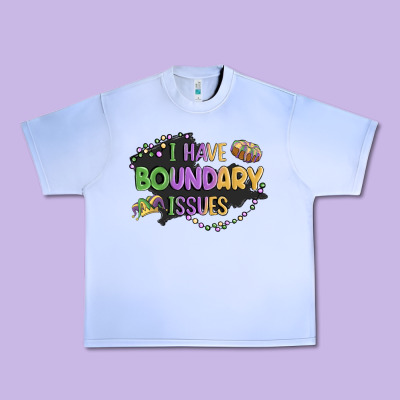 ı Have Boundary ıssues Urban Heavy Tee Designed By Maliassmallbusiness