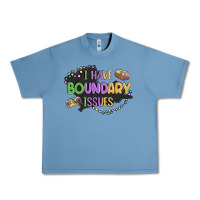 Pebble Blue ı have boundary ıssues Urban Heavy Tee - MaliasSmallBusiness