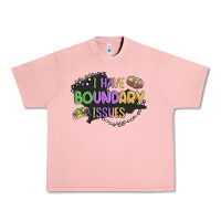 Salmon ı have boundary ıssues Urban Heavy Tee - MaliasSmallBusiness