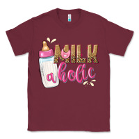 Burgundy milkaholic girls Classic Tee - NancyCooperArtShop