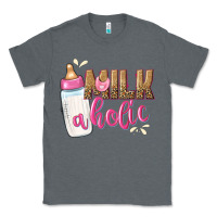 Charcoal Heather milkaholic girls Classic Tee - NancyCooperArtShop