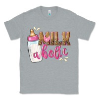 Heather Grey milkaholic girls Classic Tee - NancyCooperArtShop