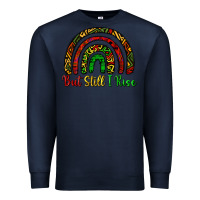 Navy but still i rise Premium Sweatshirt - CowGirlArtShop