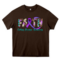 Chocolate Brown faith crohn's disease awareness Heavy Core Tee - JahusDesignShop
