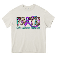 Cream faith crohn's disease awareness Heavy Core Tee - JahusDesignShop
