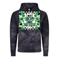 Cloud Black not lucky just blessed Vintage Hoodie - MaliasSmallBusiness