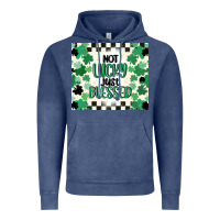 Vintage Denim not lucky just blessed Vintage Hoodie - MaliasSmallBusiness