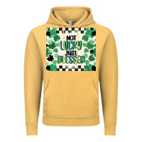 Vintage Mustard not lucky just blessed Vintage Hoodie - MaliasSmallBusiness