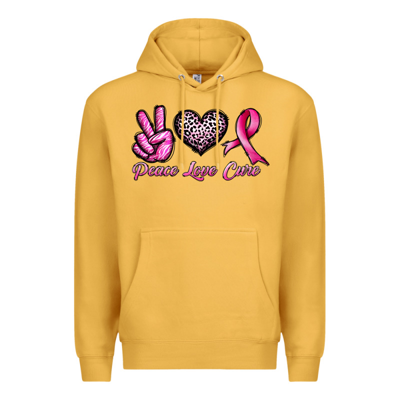 Peace Love Cure Premium Hoodie by JahusDesignShop | Teevron