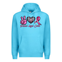 Ocean Blue peace love cure Premium Hoodie - JahusDesignShop