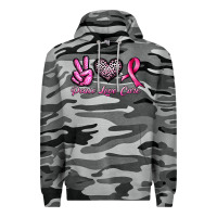 Slate Camo peace love cure Premium Hoodie - JahusDesignShop